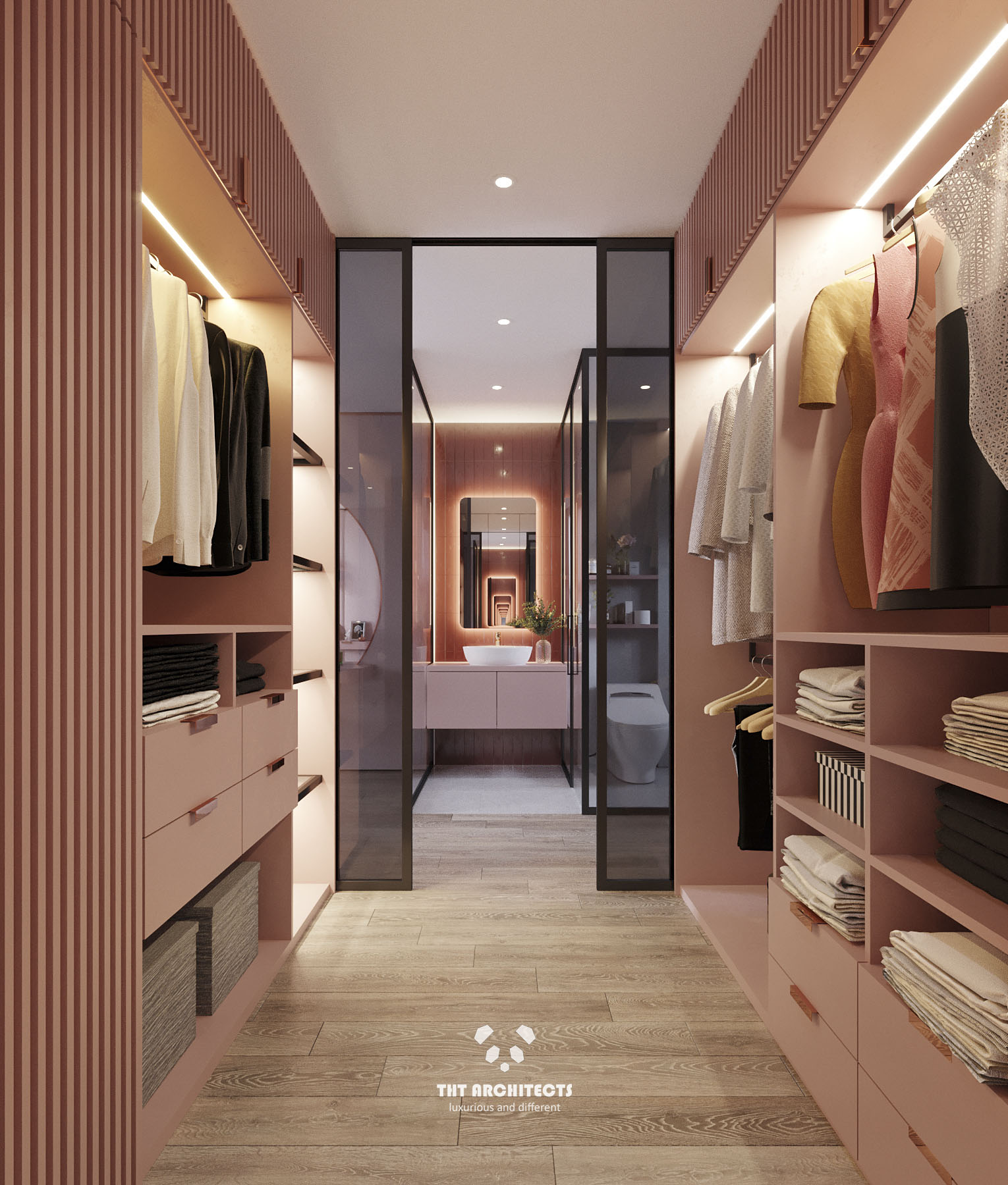 tht architects - Nhà chị Châu Đà Lạt - phòng ngủ master 06